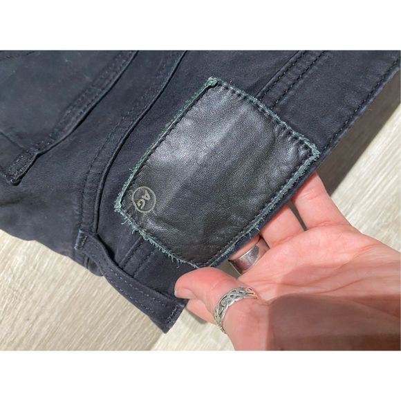 AG Everett SUD SUEDED SLIM STRAIGHT LEG Shadow Black Pants, Sz 38 x 36, MP $198 - Picture 10 of 13